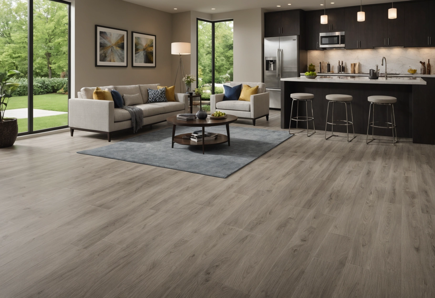 Floor Medix consultant discussing project plans with a client in a modern, well-lit interior